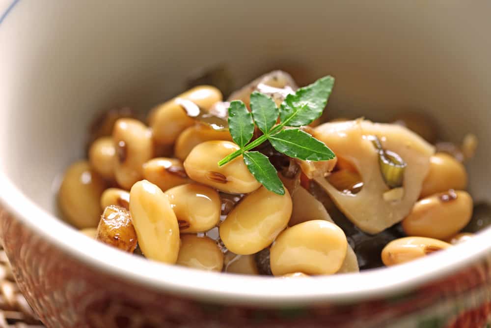 Japanese,cuisine,,boiled,soybeans