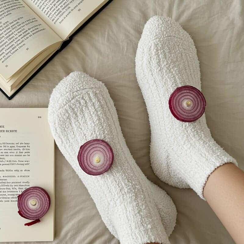 1. Onion in Socks for Fevers