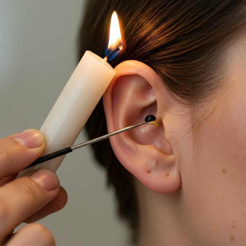 3. Ear Candling for Earwax