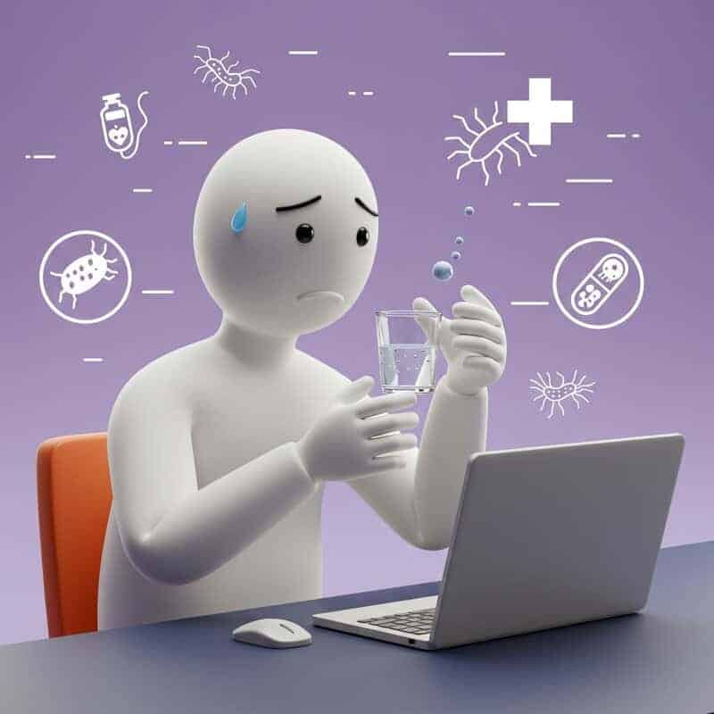 9. Drinking Bleach for Parasites