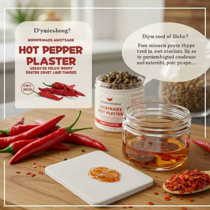 15. Hot Pepper Plasters for Joint Pain