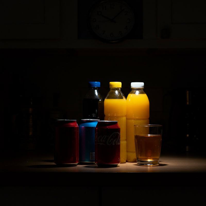 14. Consuming Sugary Drinks at Night