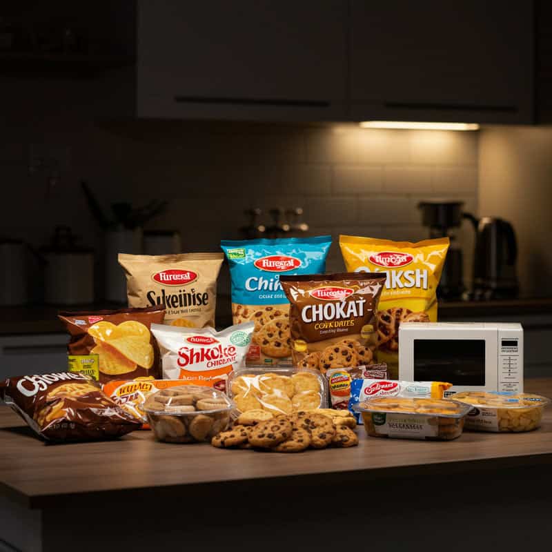 22. Opting for Highly Processed Foods