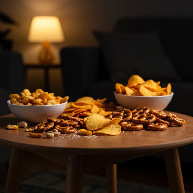 42. Eating Salty Snacks Late