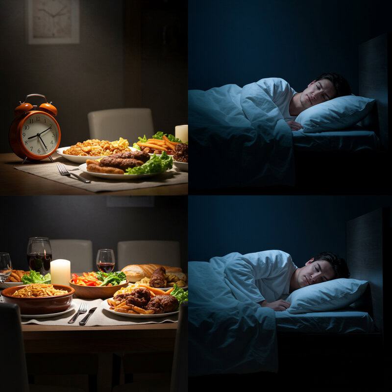 25. Overeating or Eating Too Late