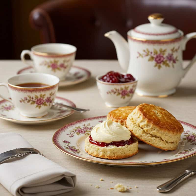 32. Scones with Clotted Cream