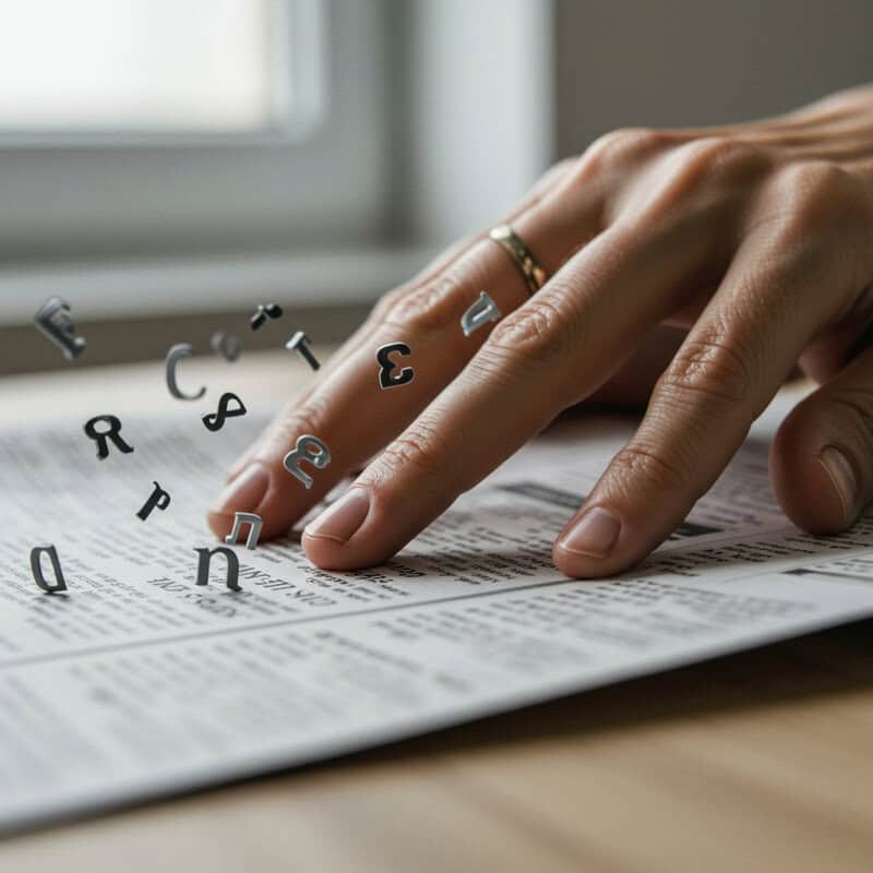 43. Difficulty Reading or Writing