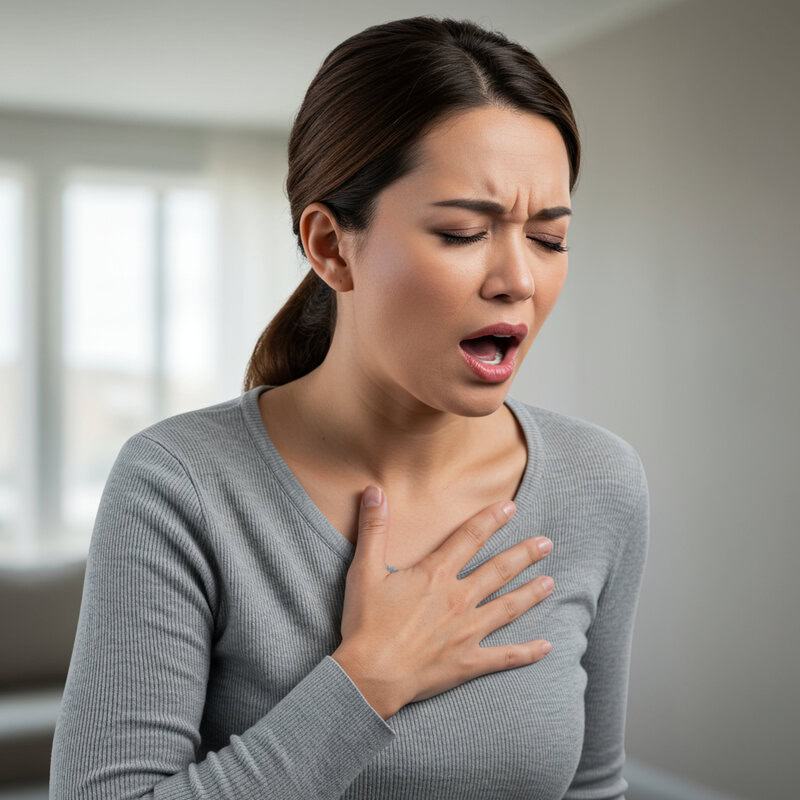 35. Persistent Cough or Shortness of Breath