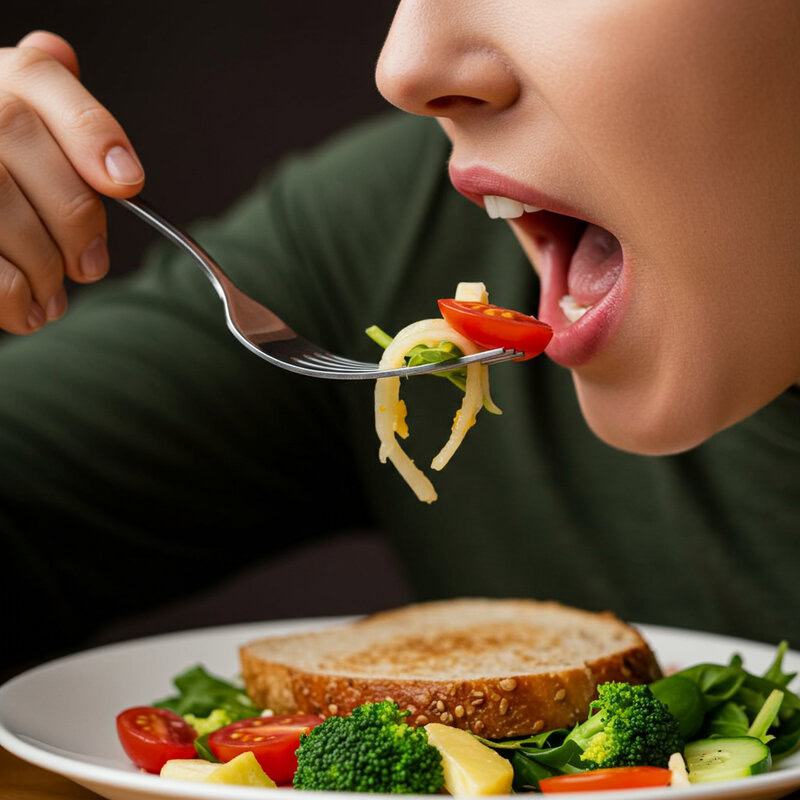 16. Eating Too Quickly