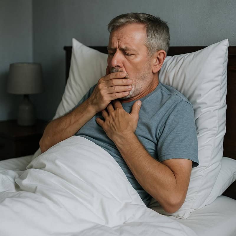 23. Difficulty Breathing When Lying Down