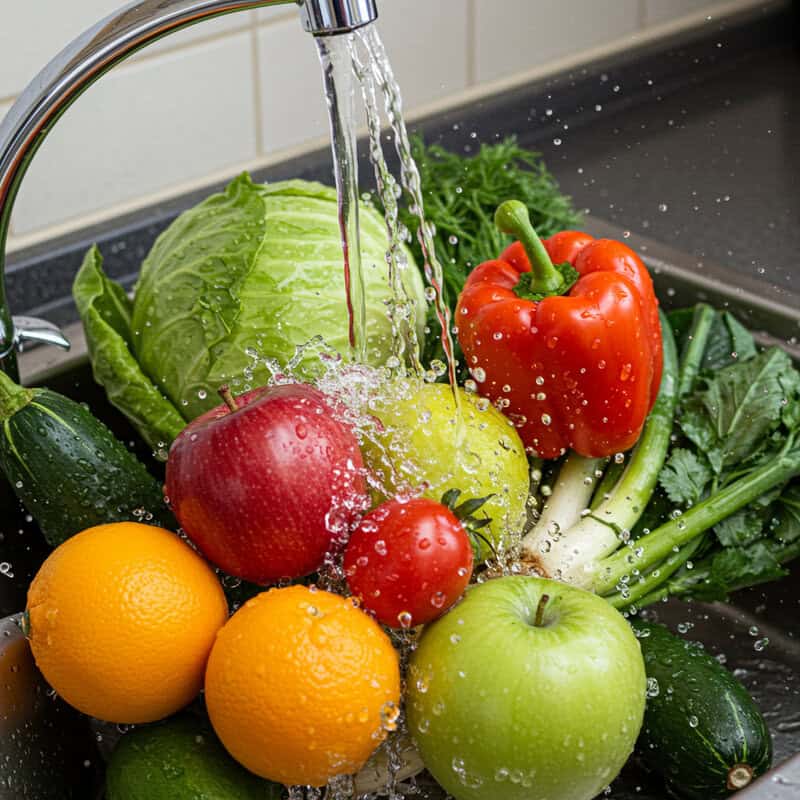 44. Not Washing Fruits and Vegetables