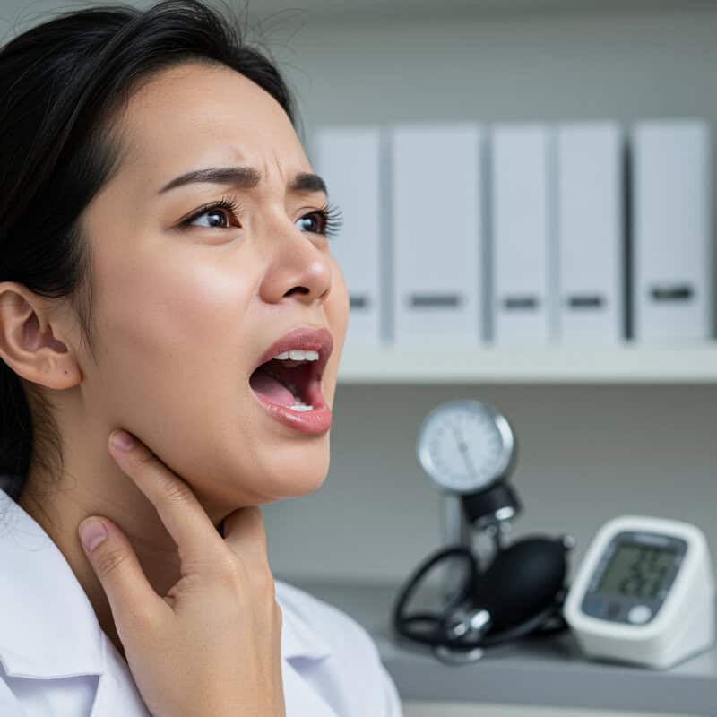 44. Difficulty Swallowing