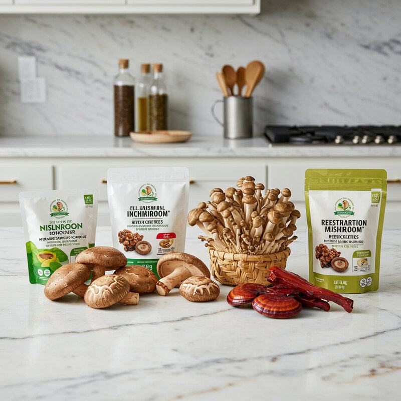 30. Mushrooms (Shiitake, Maitake, Reishi)