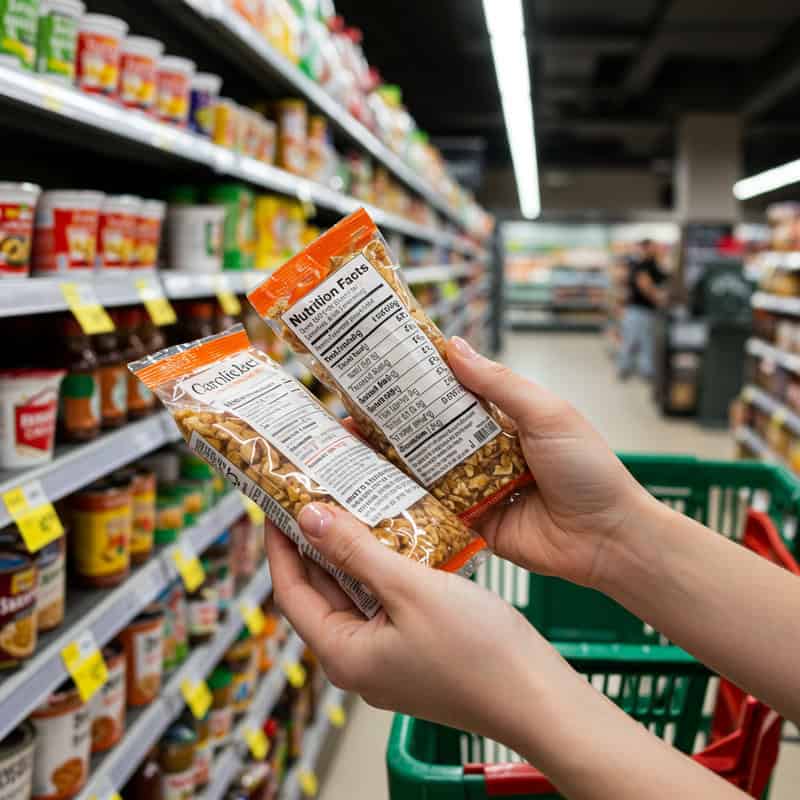 44. Not Checking Nutrition Labels