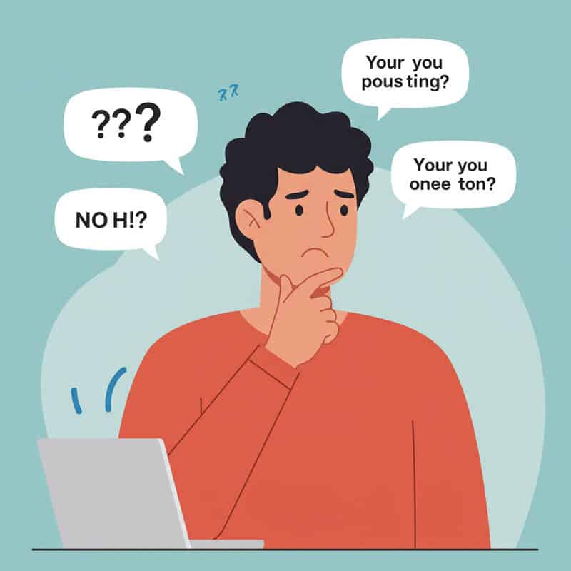 6. Struggling to Find the Right Words