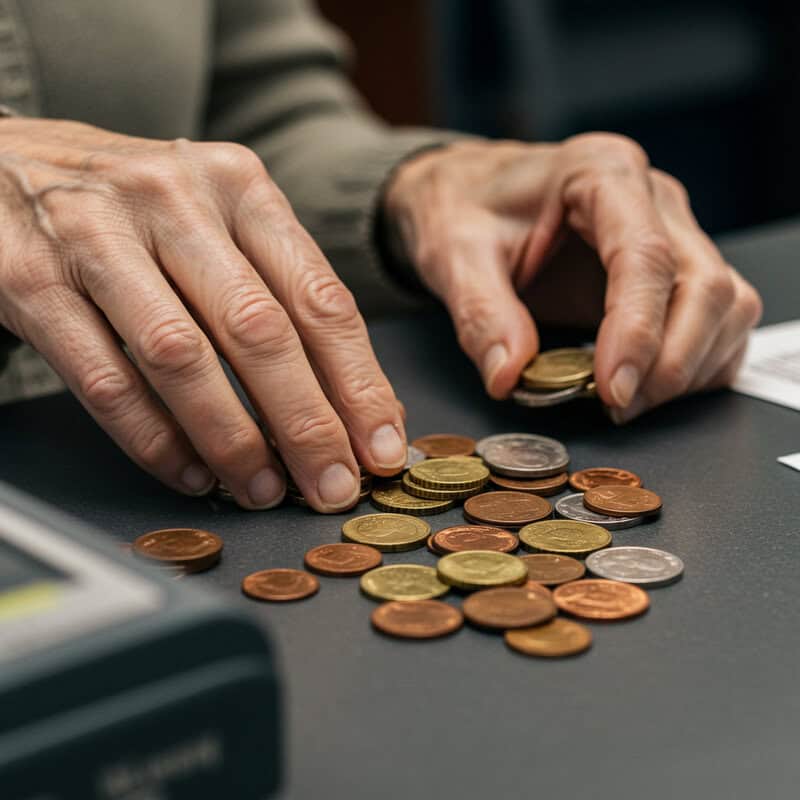 41. Difficulty Handling Change or Coins