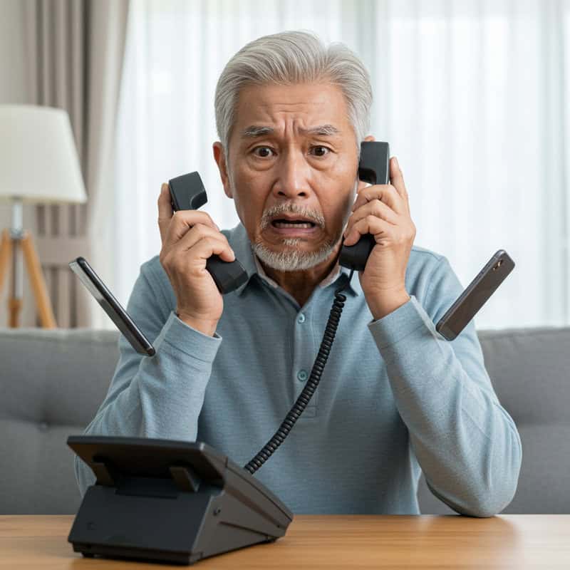 44. Difficulty Using the Telephone