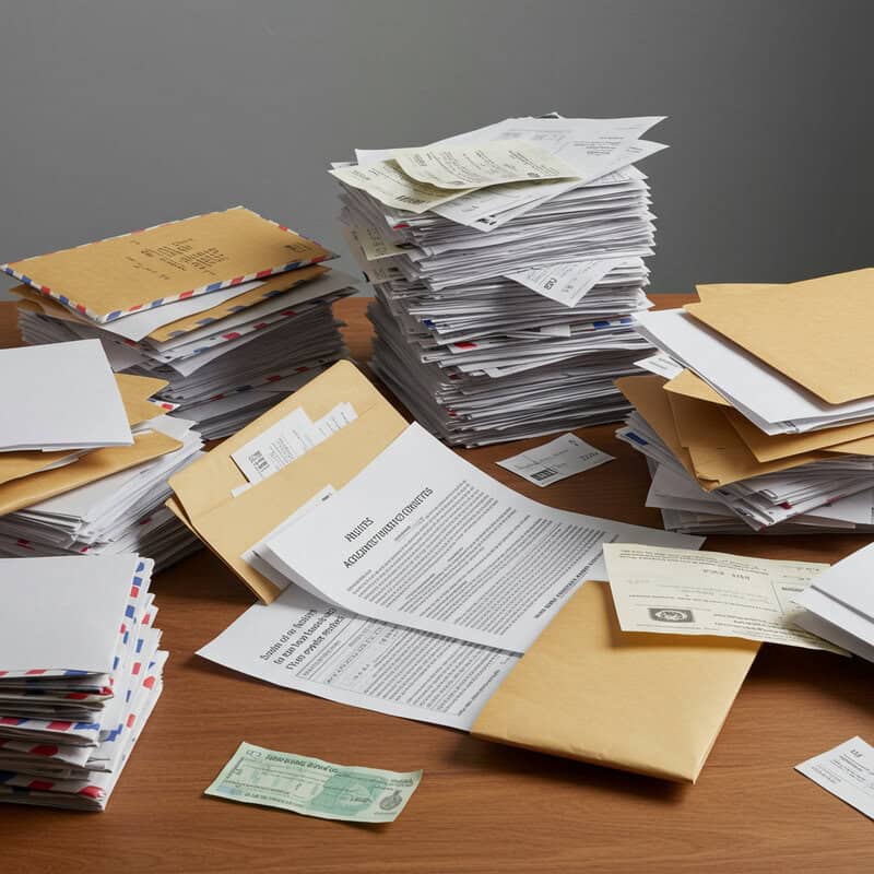 45. Ignoring Mail or Important Notices