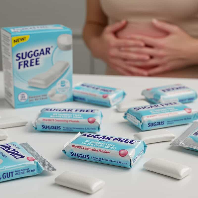 15. Chewing Gum (with Sorbitol)