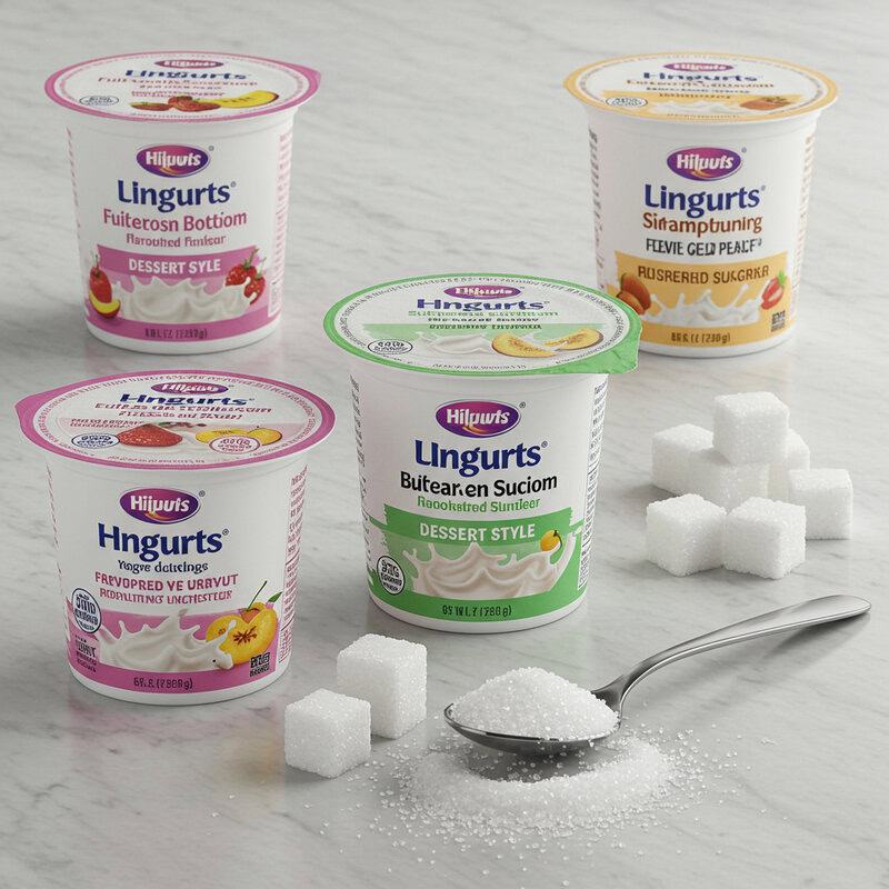 29. Flavored Yogurts (with Added Sugar)