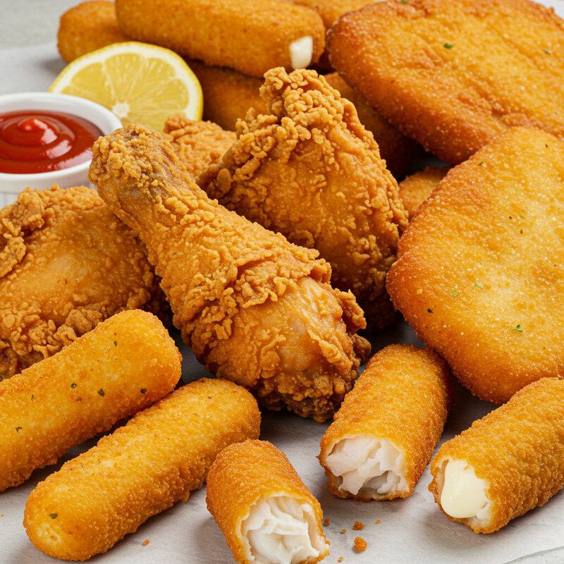 45. Breaded Fried Foods